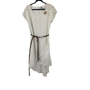 NWT Ariat white belt dress